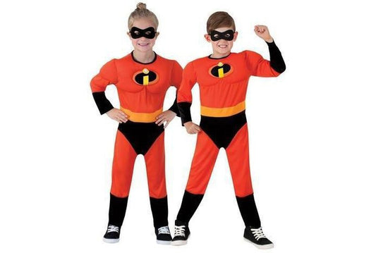 Incredibles 2 Kids Superhero Costume with Mask for imaginative play and dress-up fun.