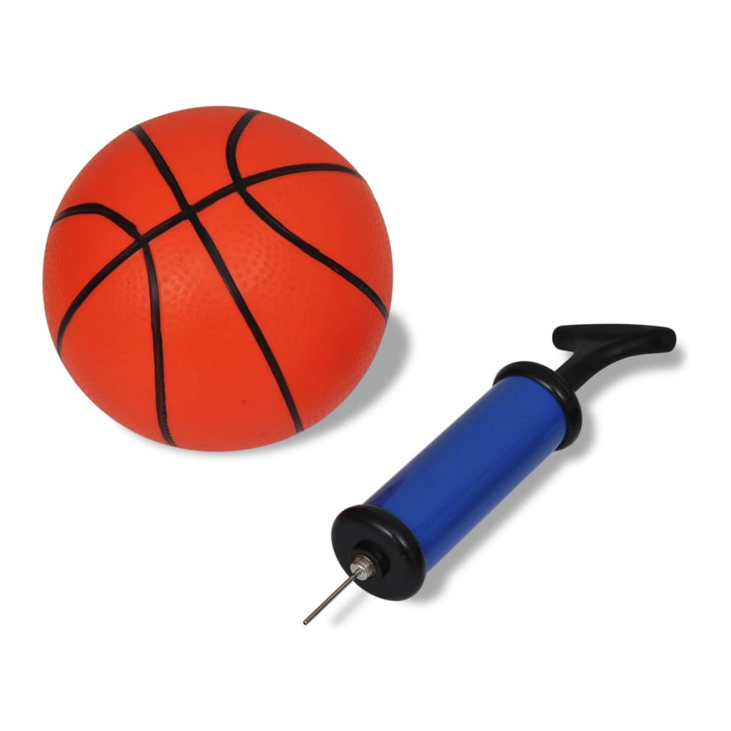 vidaXL Indoor Mini Basketball Hoop Set with Ball and Pump