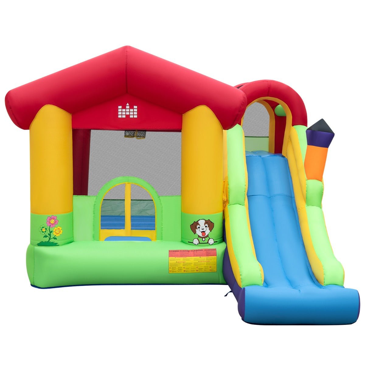 Outdoor Thrills: Jumping Castle for Kids with Climbing Wall