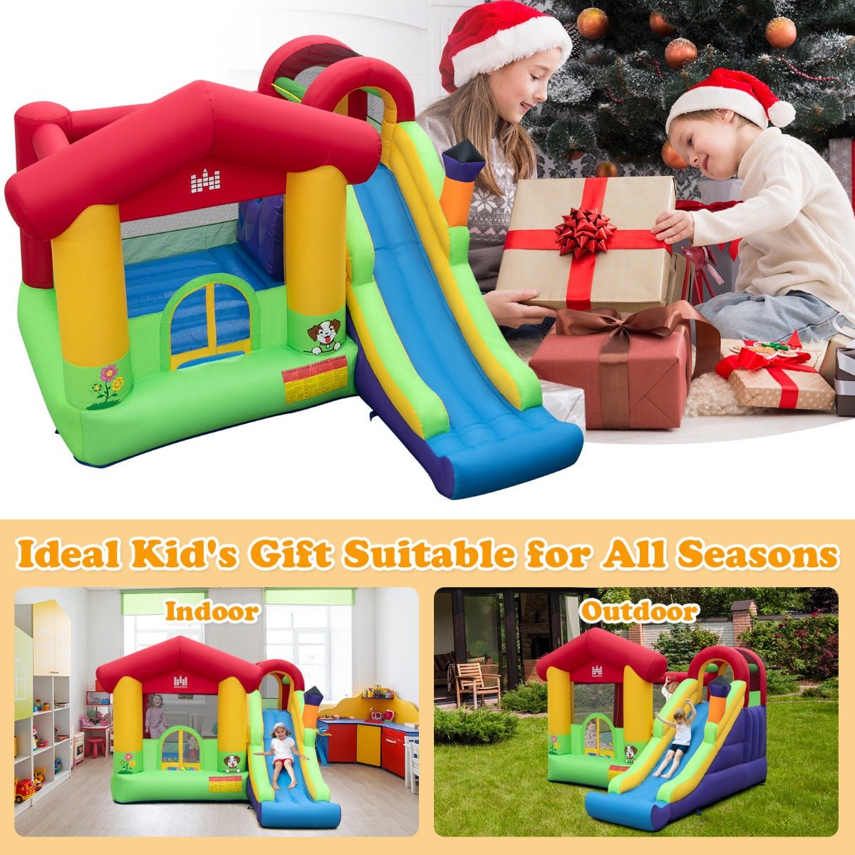 Climb and Bounce with the Inflatable Bounce House