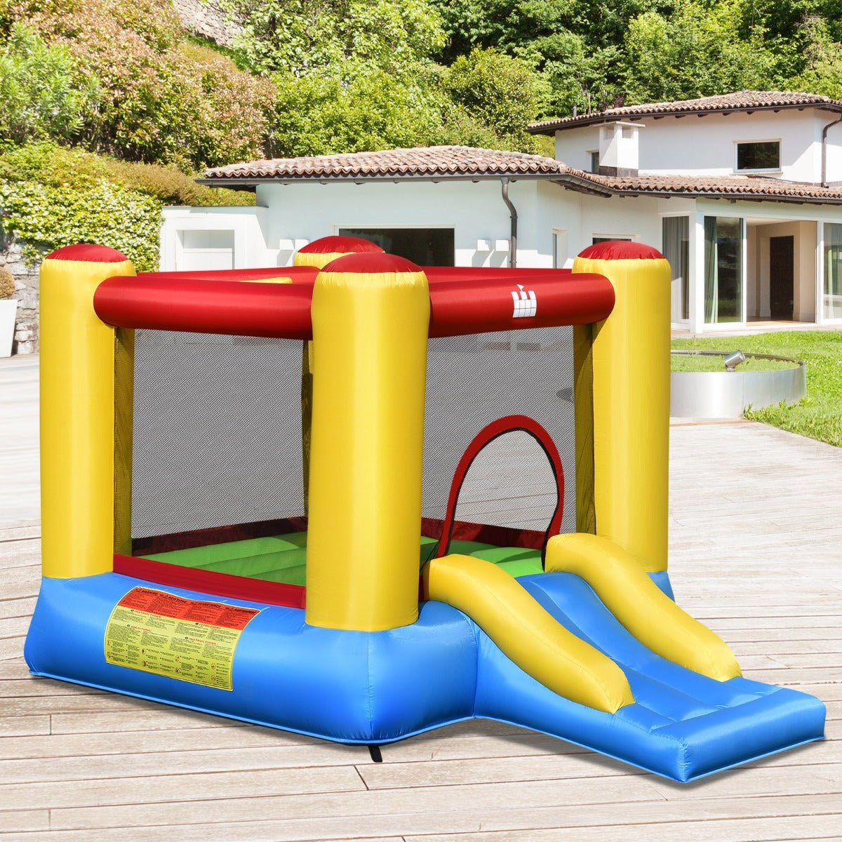Outdoor Delight: Inflatable Bounce House Slide for Playful Kids