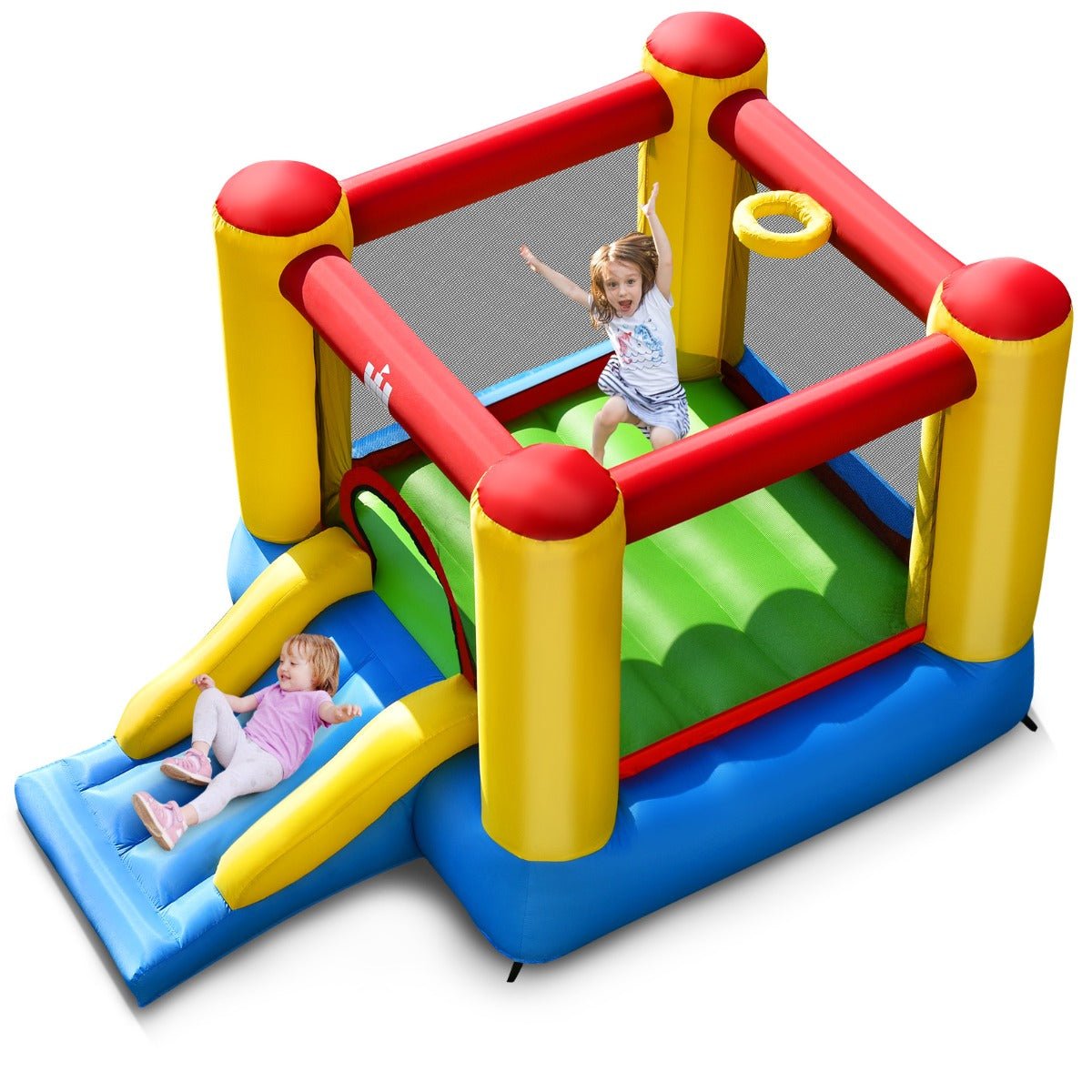 Active Entertainment: Inflatable Bounce House Slide for Kids Fun