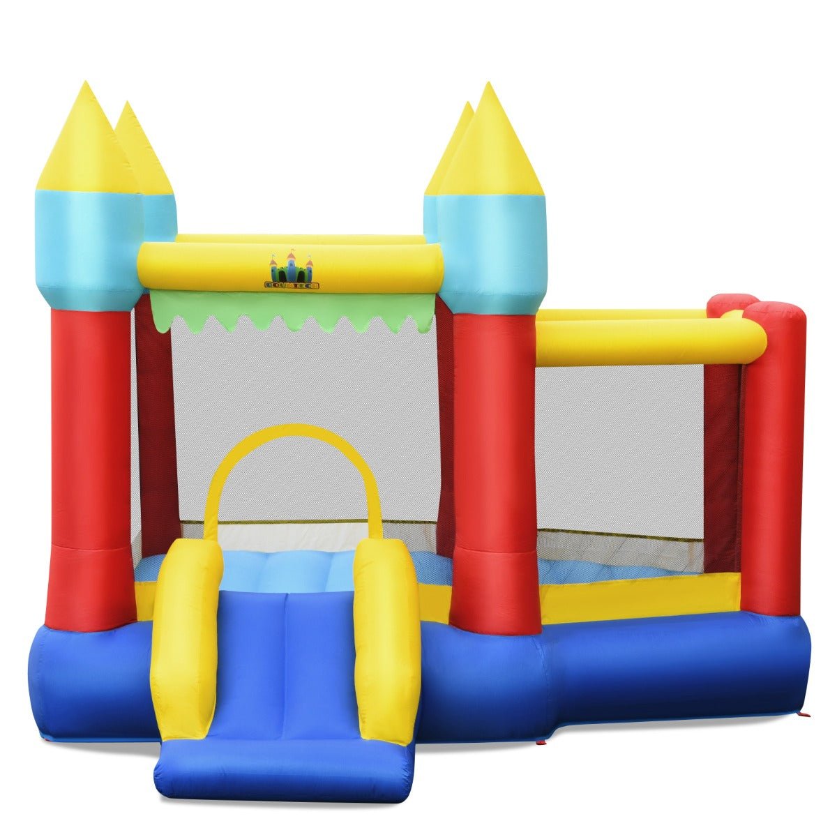 Inflatable Bouncer for Kids - Basketball Challenge and Ocean Ball Play