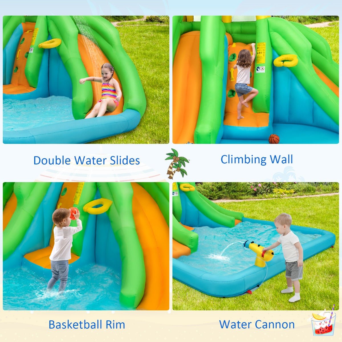 Buy the Perfect Inflatable Water Park for Outdoor Play