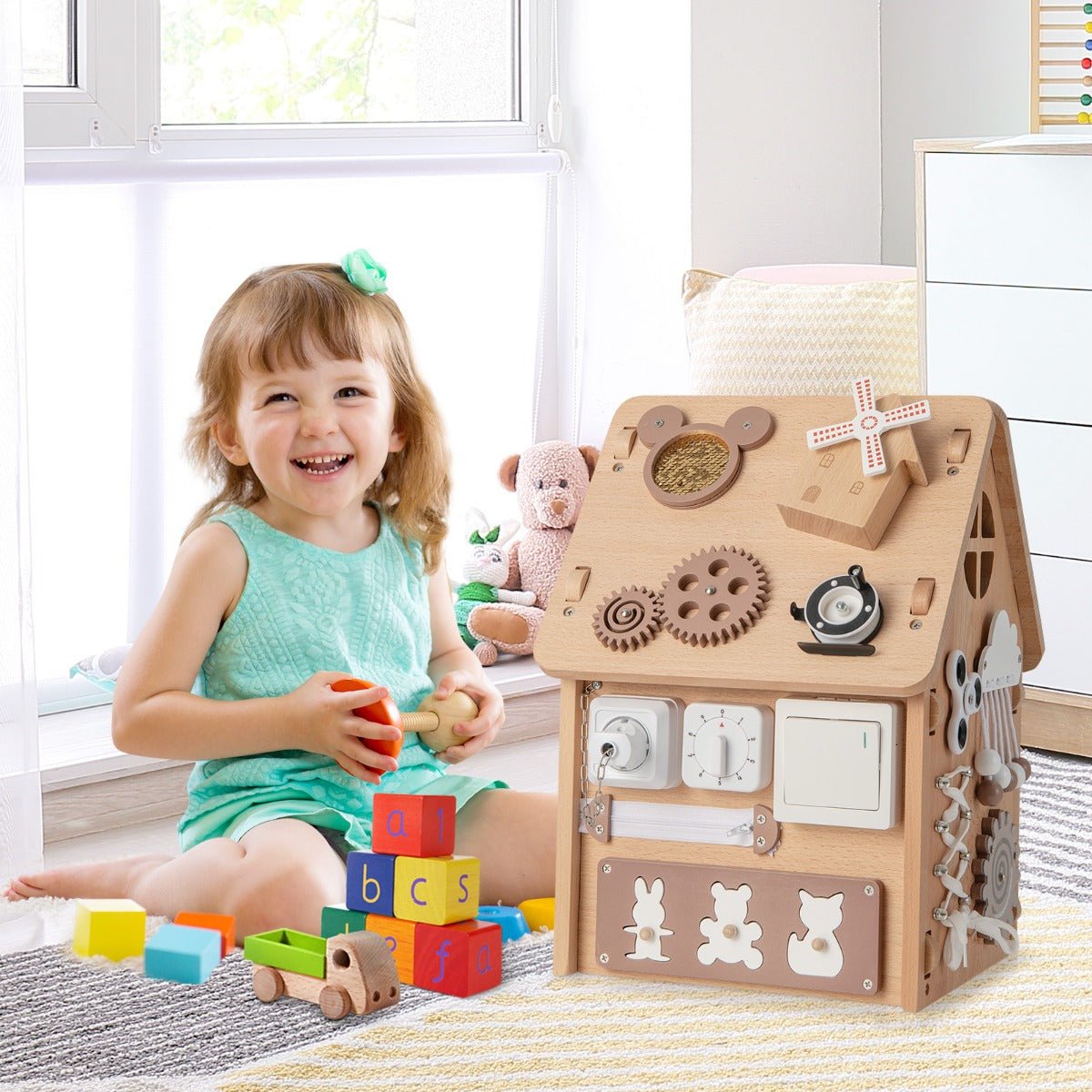Safe and Exciting Playtime with Busy House Playset
