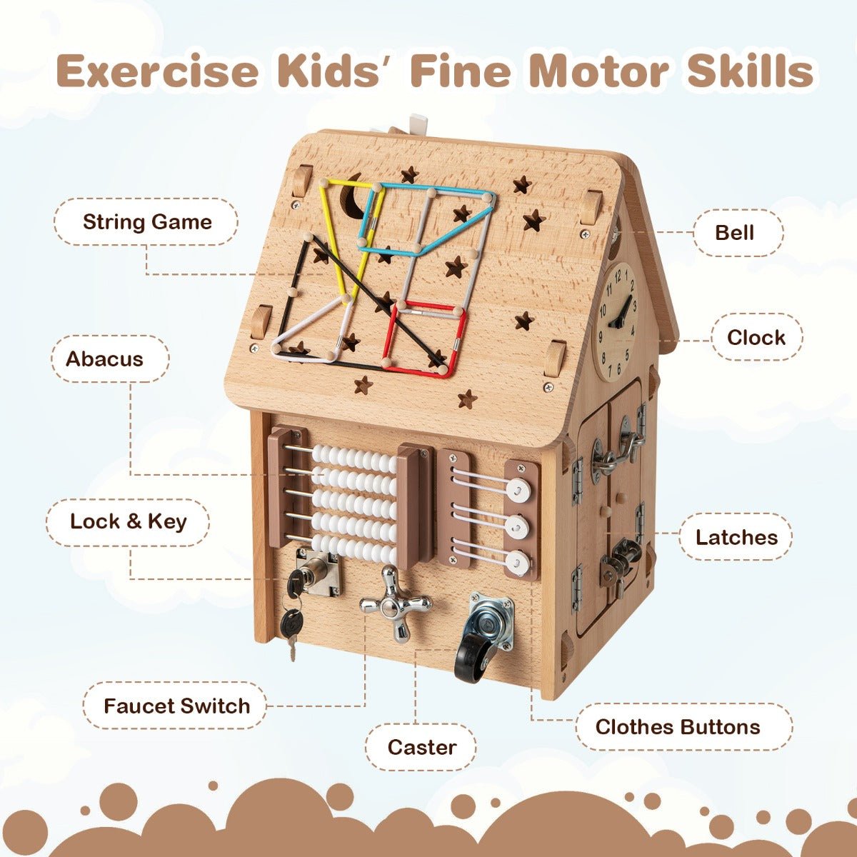Play and Learn with Our Kids' Busy House Playset