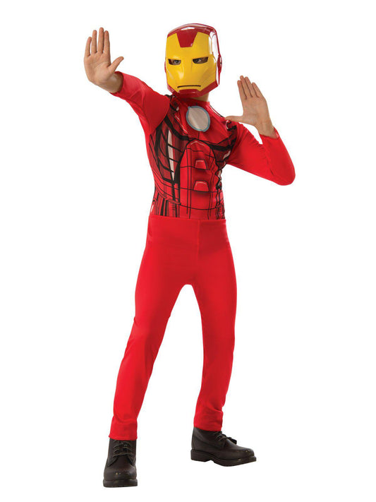 Iron Man Classic Costume Kids for imaginative play and superhero dress-up at home.