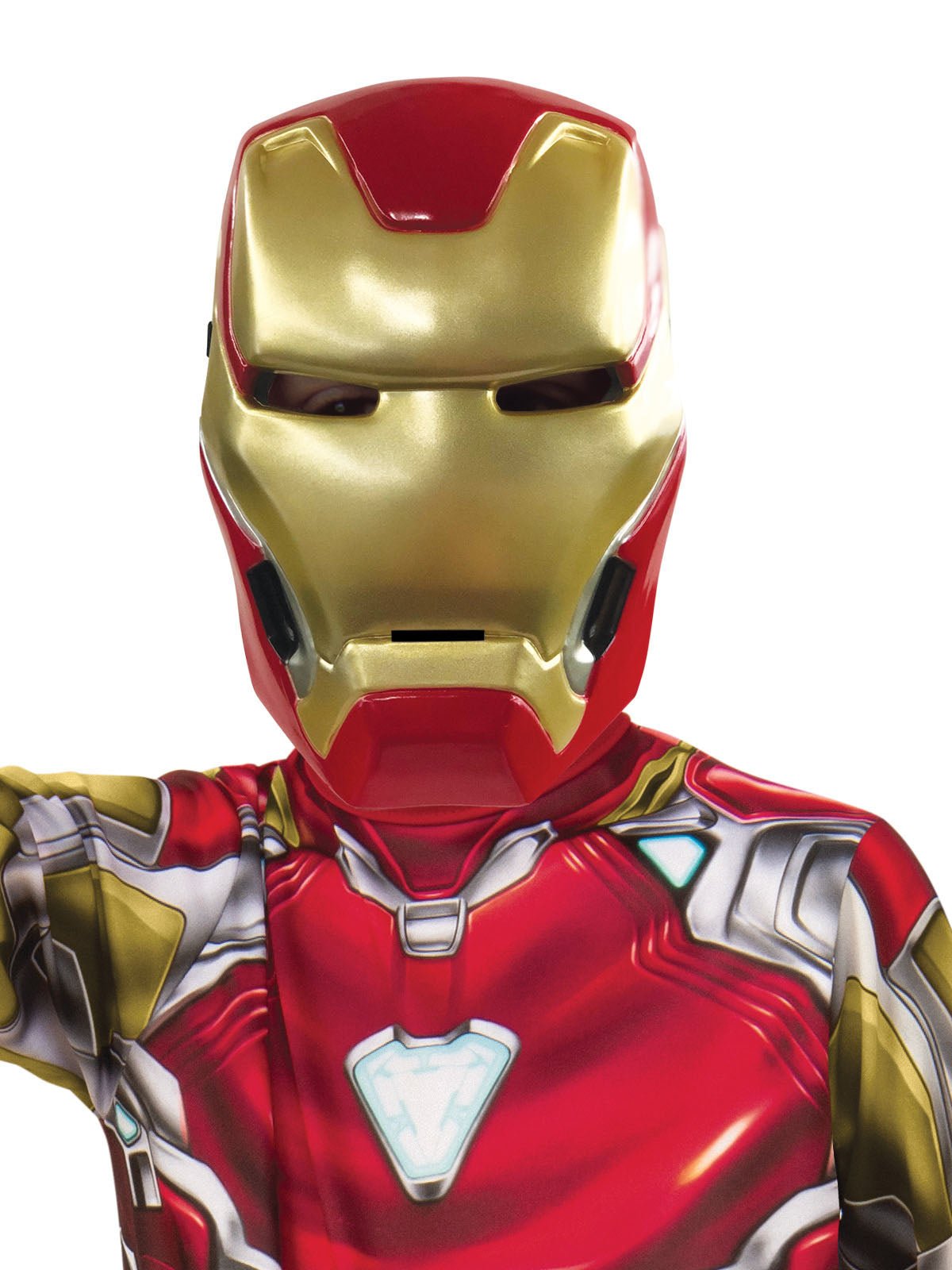 Marvel Iron Man Classic Kids Costume with Mask - realistic superhero outfit for playtime.