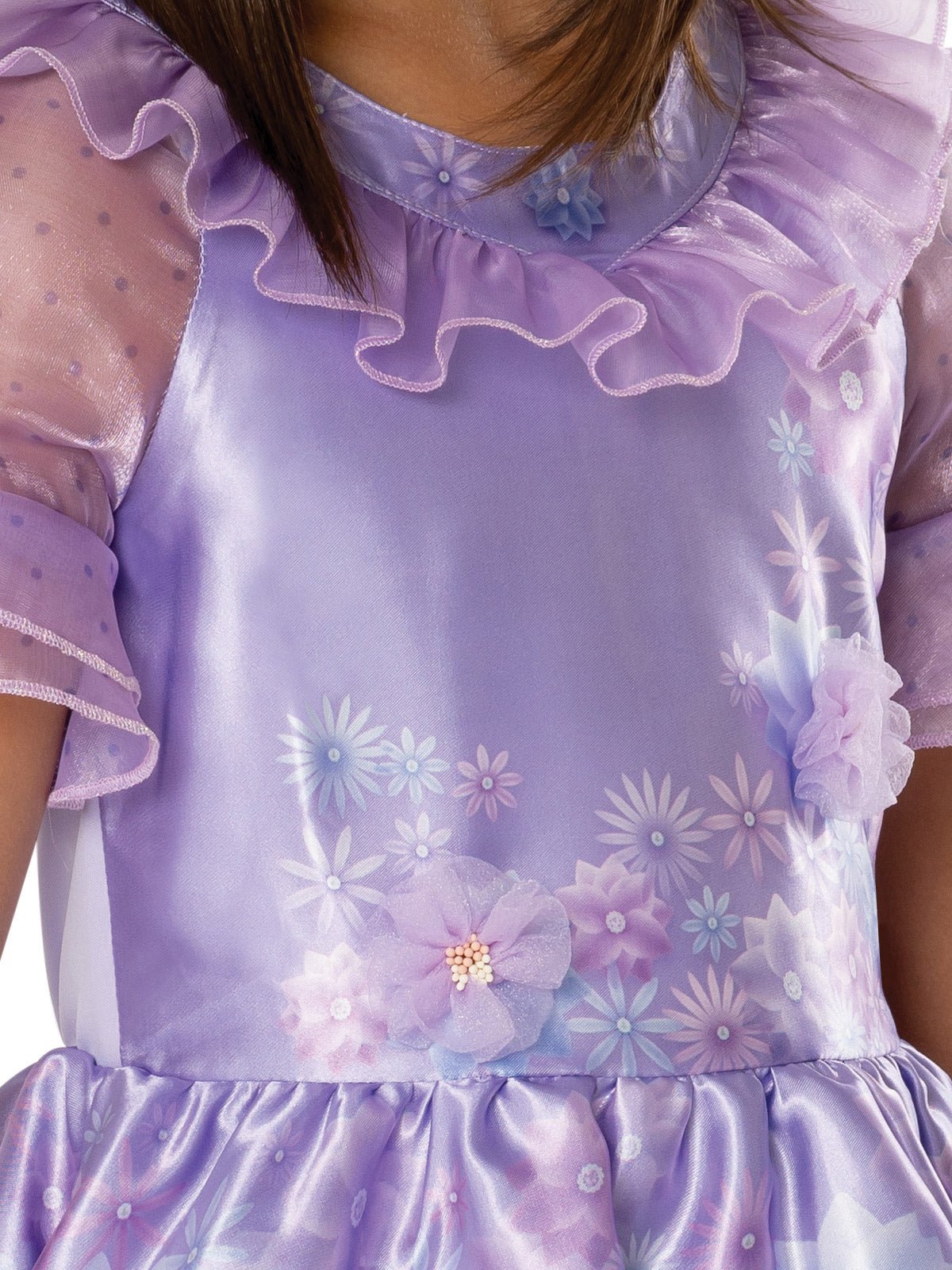 Disney Encanto Isabela Deluxe Costume for Kids, a magical dress for imaginative play at home.