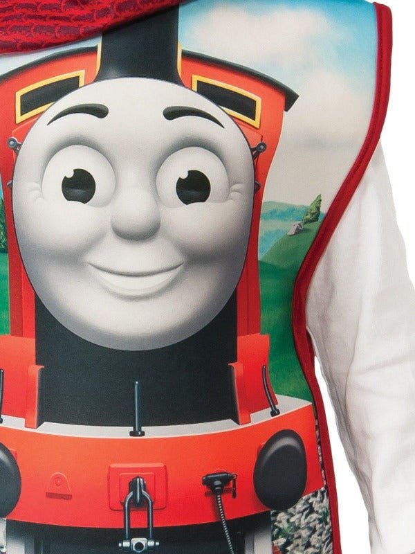 Kids Thomas and Friends James The Tank Engine Costume for imaginative play at home.