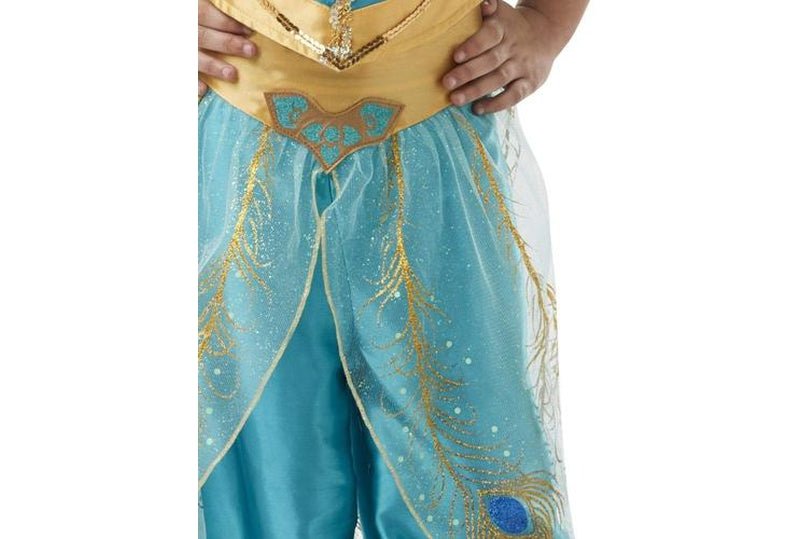 Aladdin Jasmine costume for girls, inspired by Disney movie, perfect for dress-up play.