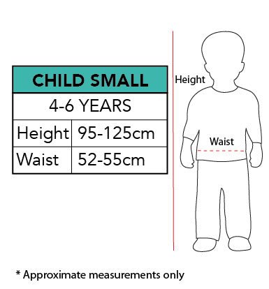 Size Chart Kids Jasmine Filagree Costume Dream