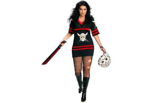 Friday the 13th Jason Voorhees Adult Costume, perfect for themed parties, Halloween, playtime.