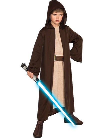 Official brown Star Wars Jedi robe for kids, perfect for imaginative play at home.