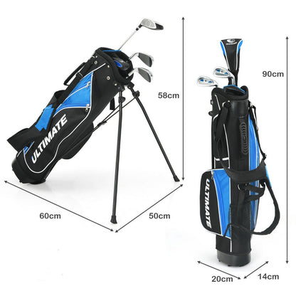 Beginner Golf Club Set for Kids with Fairway Wood and Irons