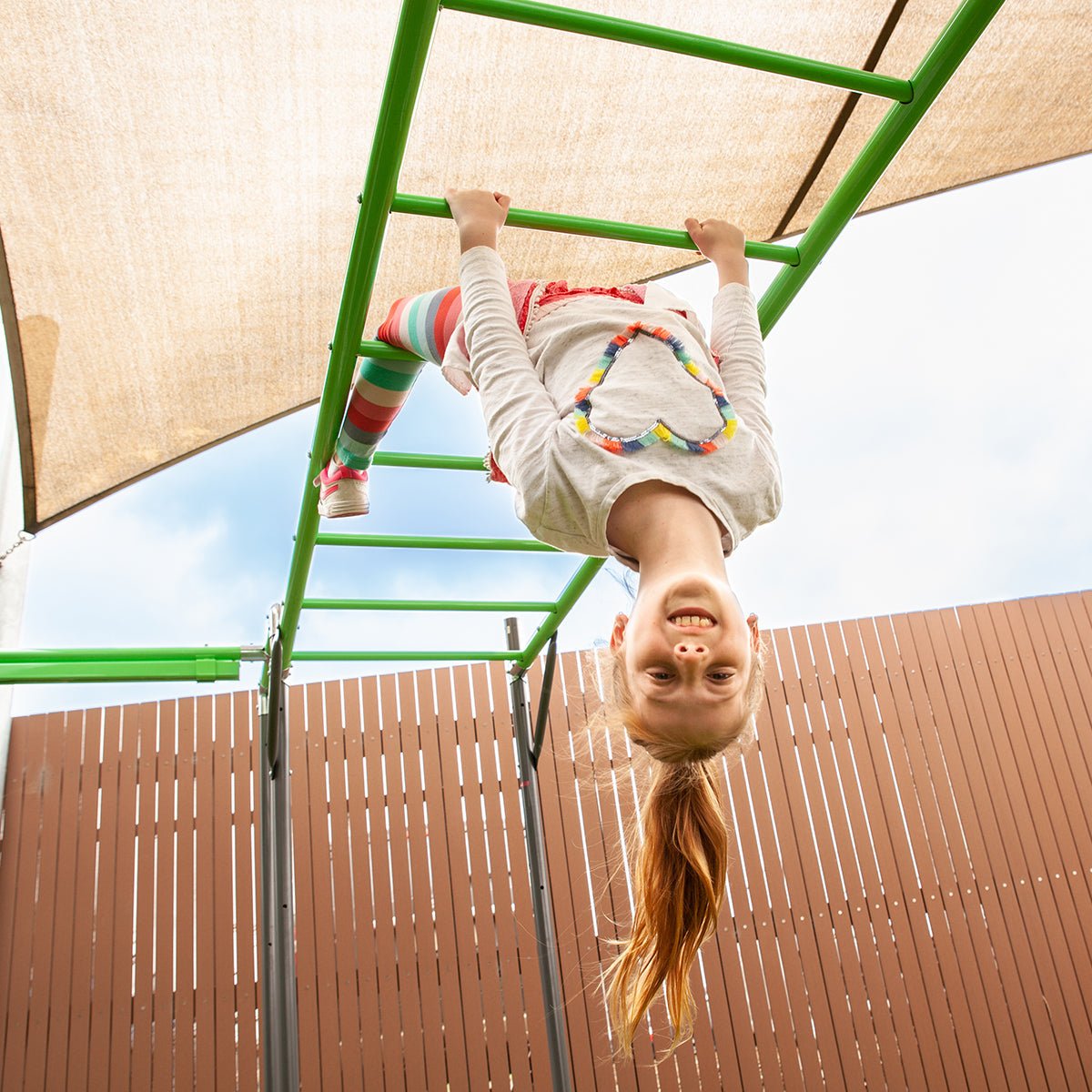 Junior Jungle Monkey Bars | Fun outdoor playground set for kids to climb and play.