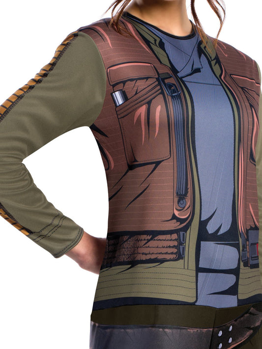 Jyn Erso Star Wars Rogue One Adult Costume for kids home dress-up playtime.