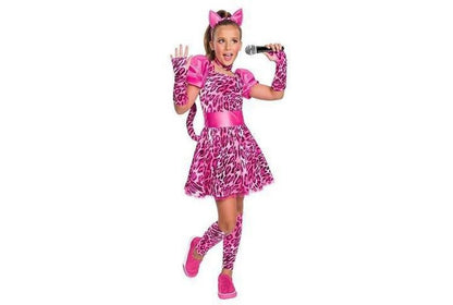 Kids pink heart emoji Halloween costume set, perfect for fun dress-up at home.