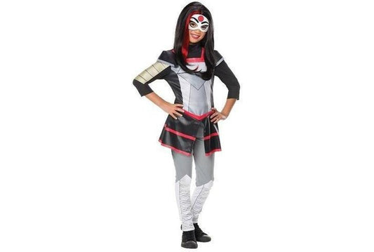 DC Superhero Girls Katana costume for kids, perfect for imaginative play at home.