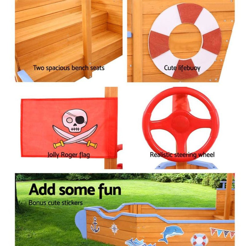 Outdoor Toys Keezi Boat Sand Pit