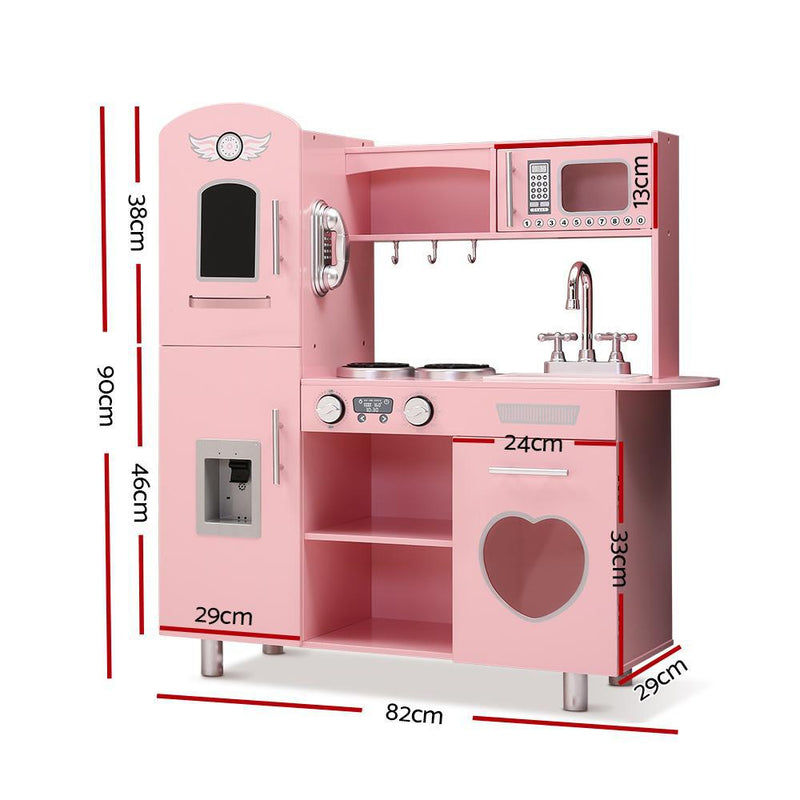 Keezi Kids Pink Kitchen Set Measurements