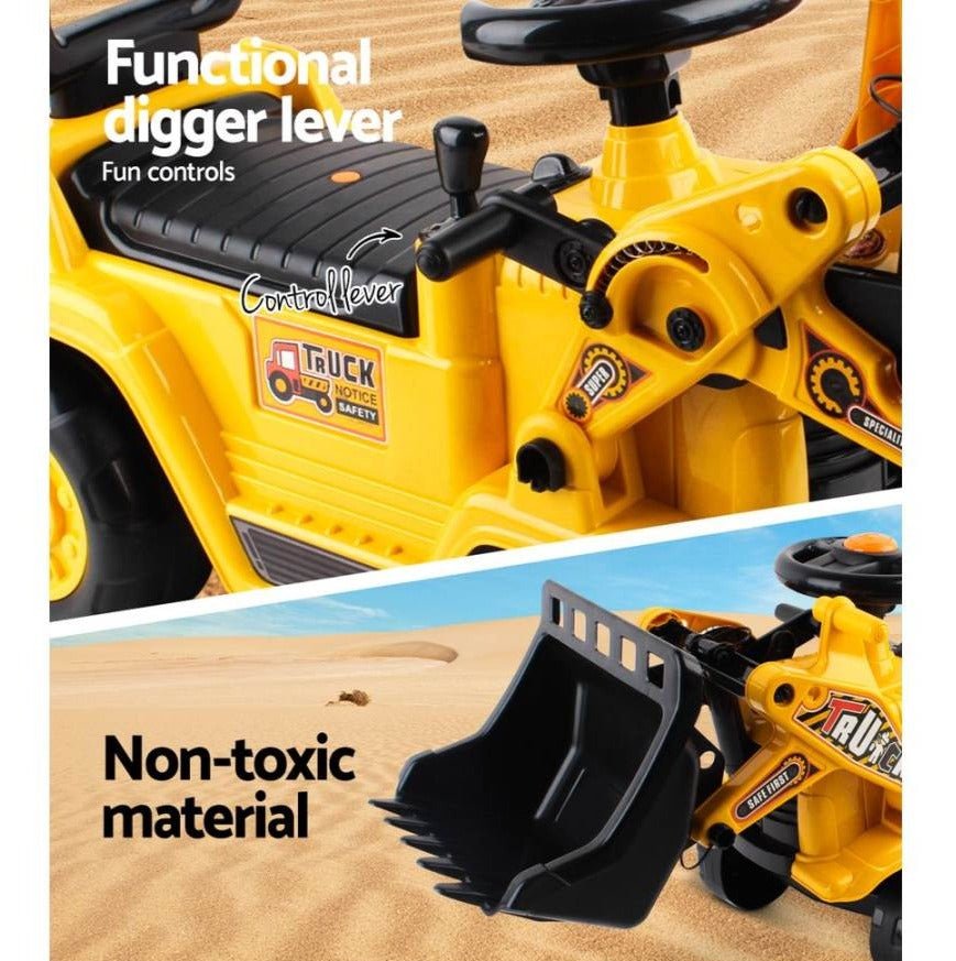 Buy Toy Ride on Bulldozer Yellow for kids Australia Shipping