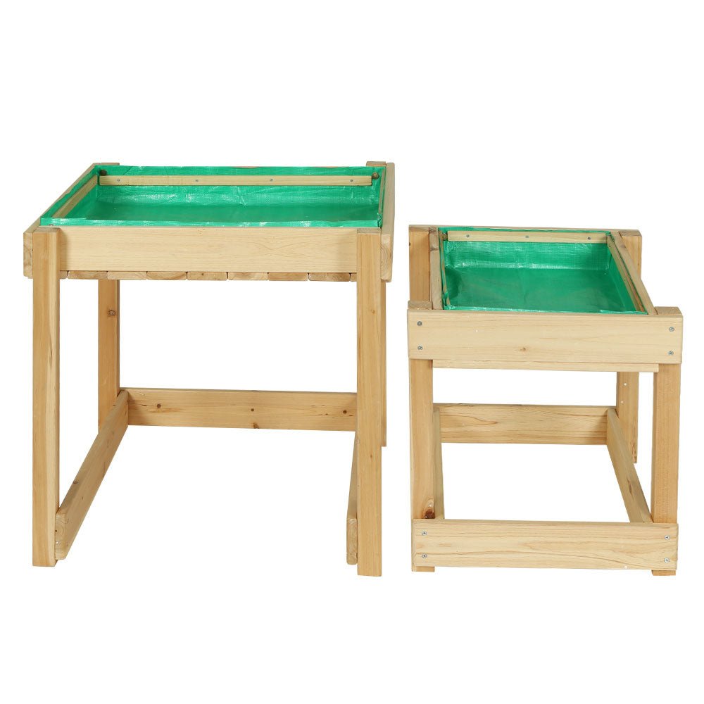 Wooden Water and Sand Table for Kids
