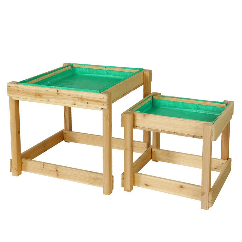 Keezi Splash and Play Table wooden with cover | Kids Mega Mart | Shop Now!