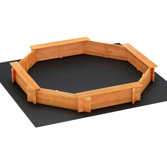 Keezi Kids Sandpit Wooden Play Large for backyard fun and creative playtime