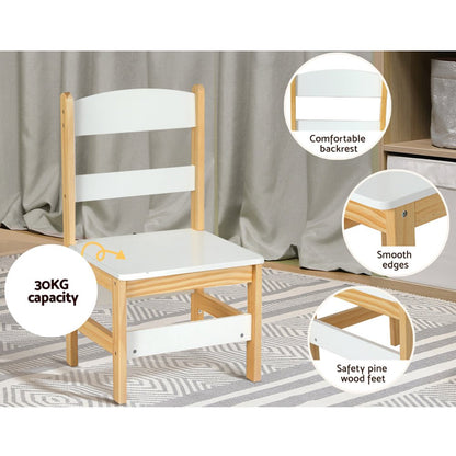 Keezi Kids Table and Chair Set Study Desk for creative learning and playtime at home