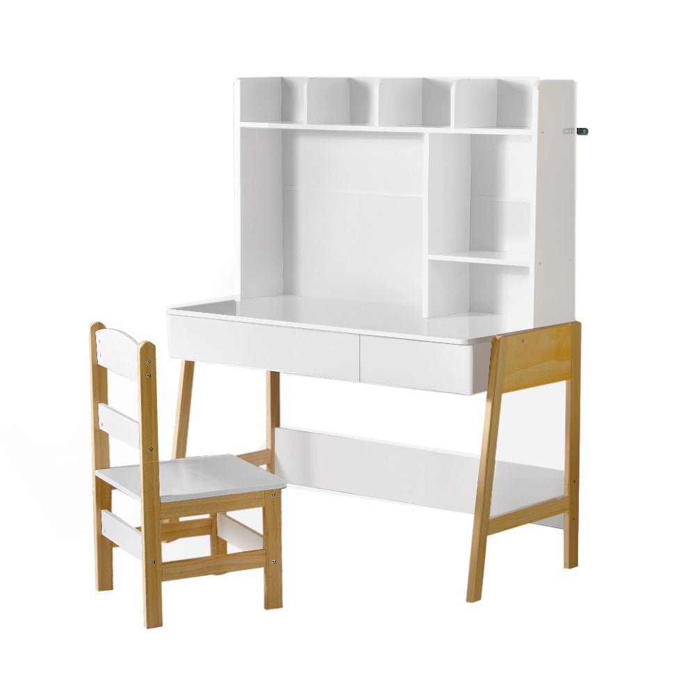 Keezi Kids Table and Chair Set Study Desk ideal for childrens learning space at home.