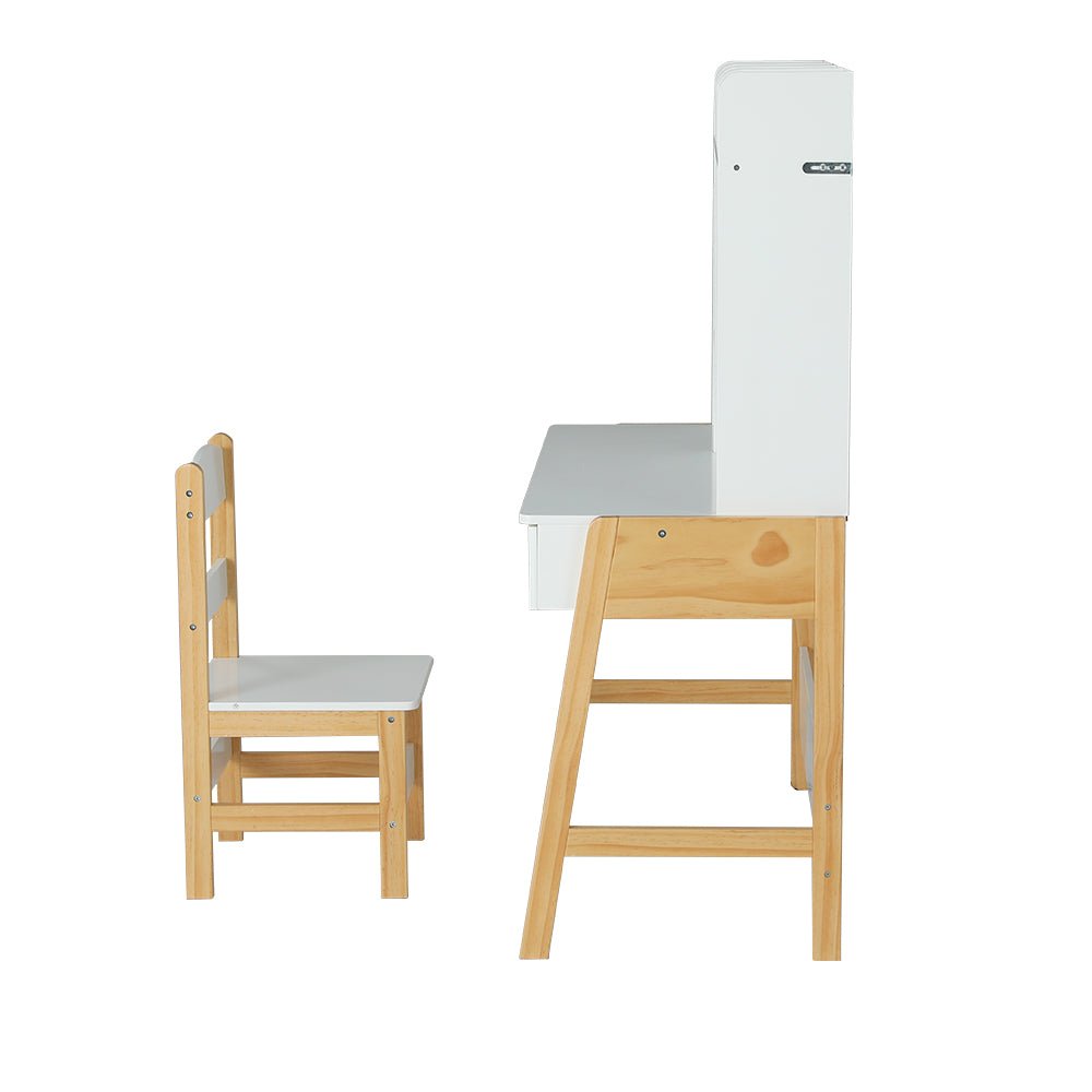 Keezi Kids Table and Chair Set - Ideal study desk for children, perfect for home learning.