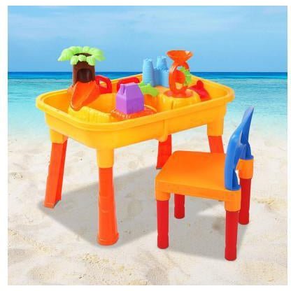 Shop Keezi Kids actvity table & chair Sandpit Set Kids Mega Mart
