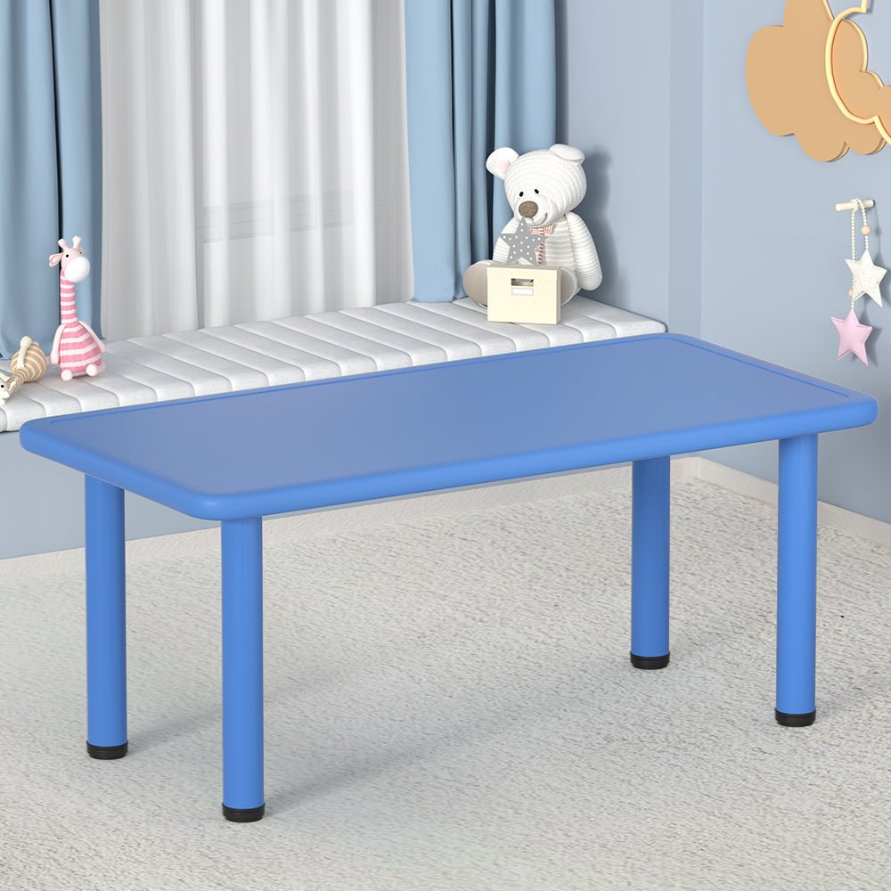 Keezi Kids Table 120cm - Versatile plastic desk for play, study, and party fun.