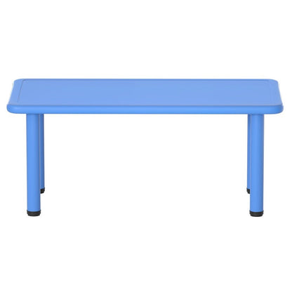 Keezi Kids Plastic Table, 120cm for Playful Parties and Productive Study Sessions at Home.