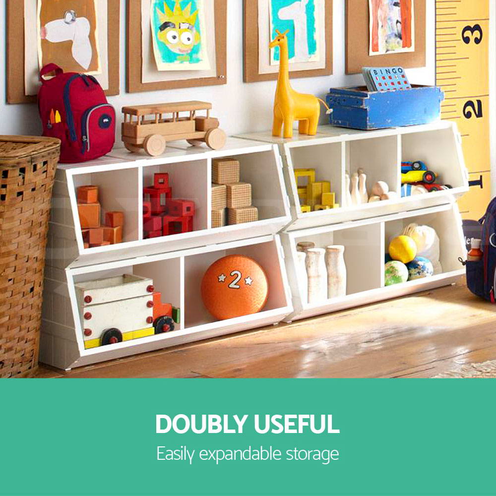 Buy Keezi Kids furniture for Toys Storage Bookcase Australia