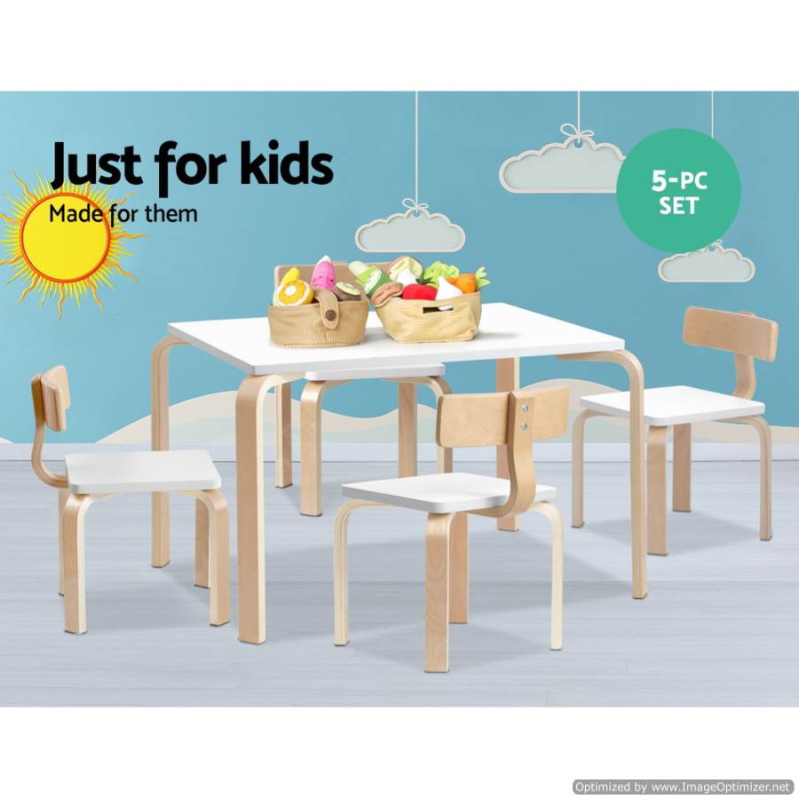 Keezi Kids Dining Furniture Table and Chair Set