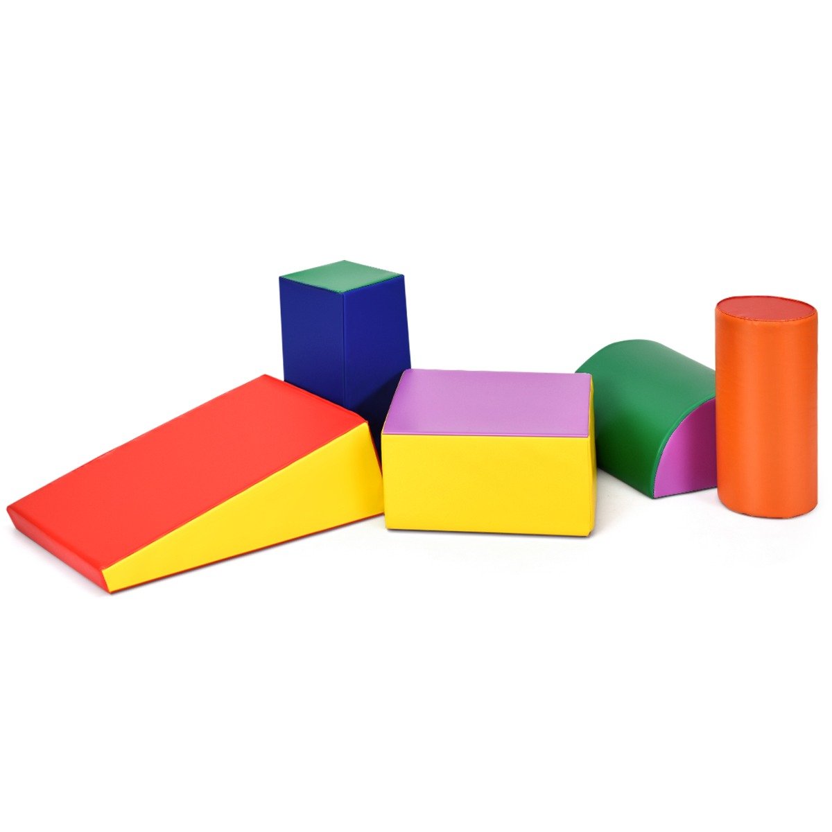 Toddler Crawl Climb Set - Soft Foam Shapes for Active Play