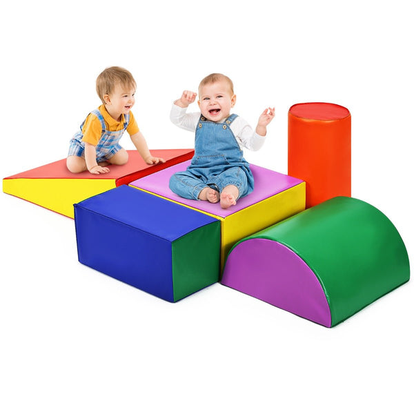 Toddler Foam Shapes Playset - Kid-Friendly Crawl and Climb Fun