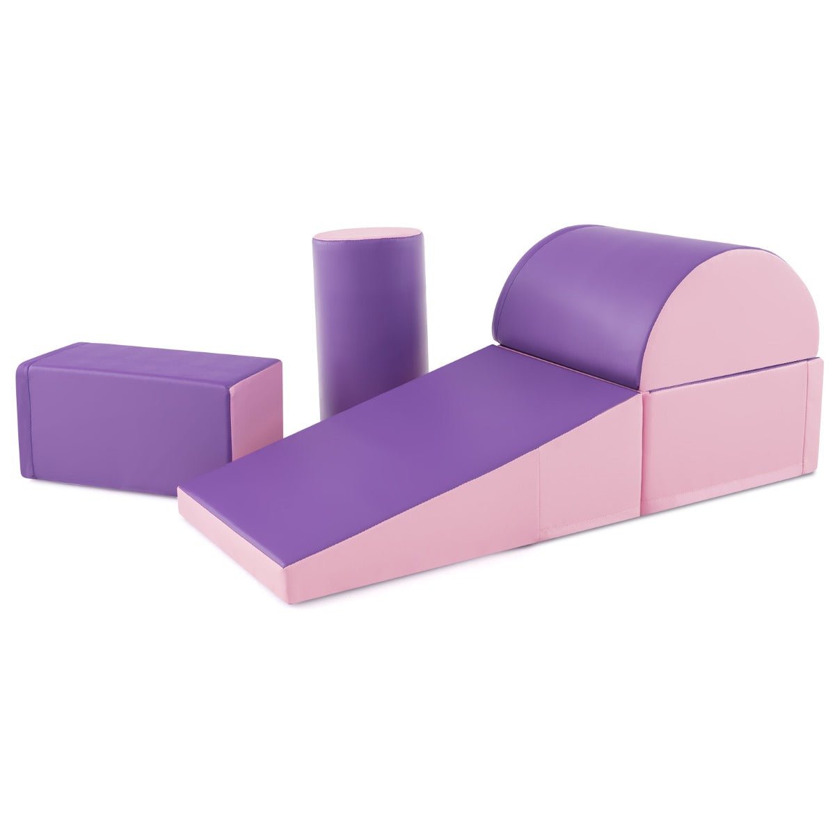 Pink Purple Kid Crawl Climb Foam Shapes Playset: The Ultimate Playtime Adventure!