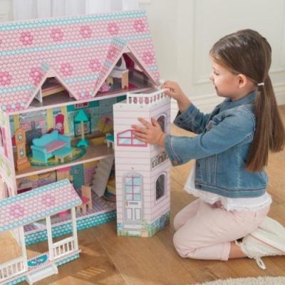 KidKraft Abbey Manor - Wooden Doll House for Creative Play