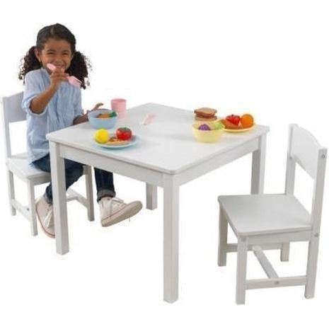 Buy Kids Furniture Kidkraft Aspen White Table and  2 Chair Set