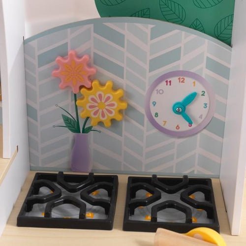 Kids Role-Playing with KidKraft Happy Harvest Toy Kitchen