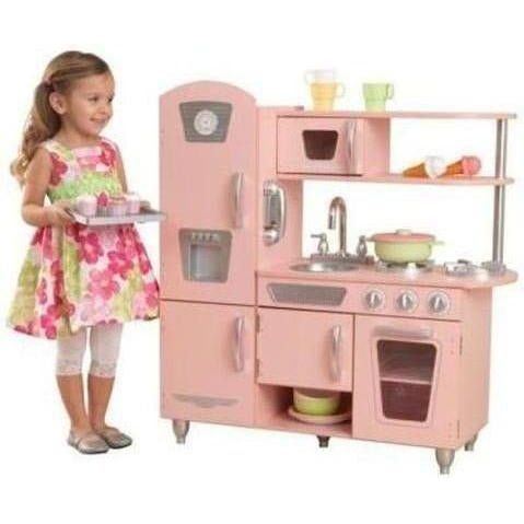 Buy Kids Furniture Kidkraft Vintage Pink Kitchen