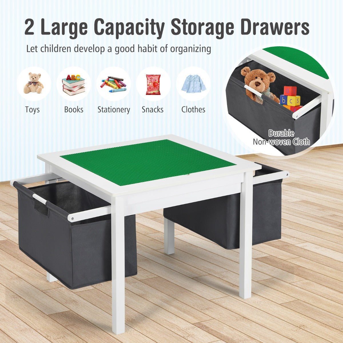 Enhance Playtime with the White Kids Activity Table - Buy Now!