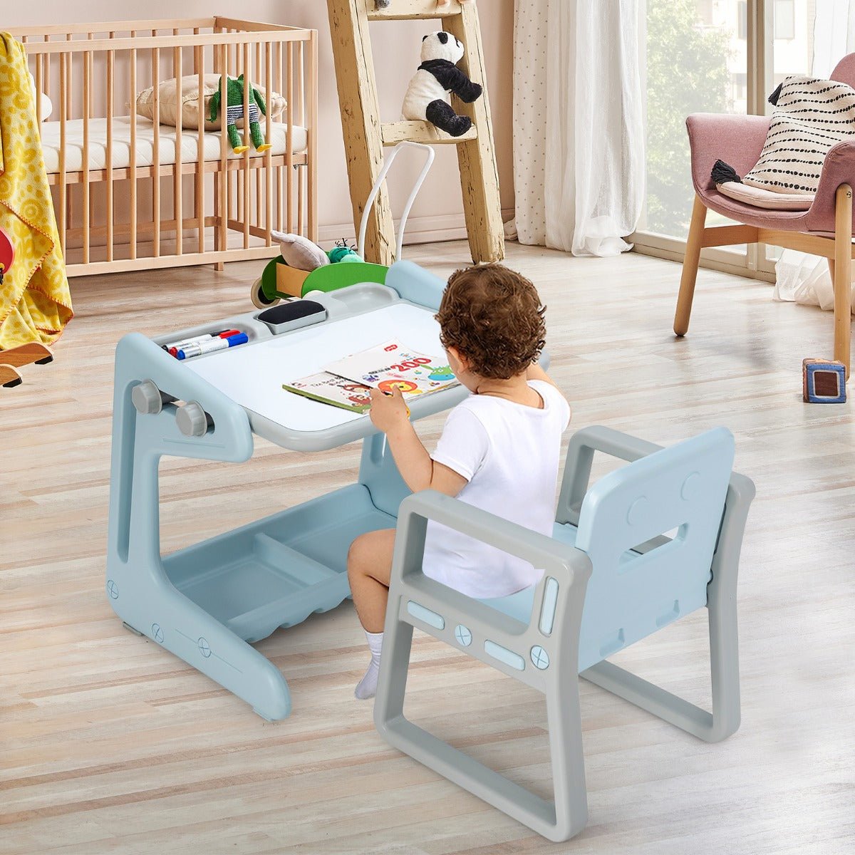 Kids Art Table - Abundant Storage for Little Picassos