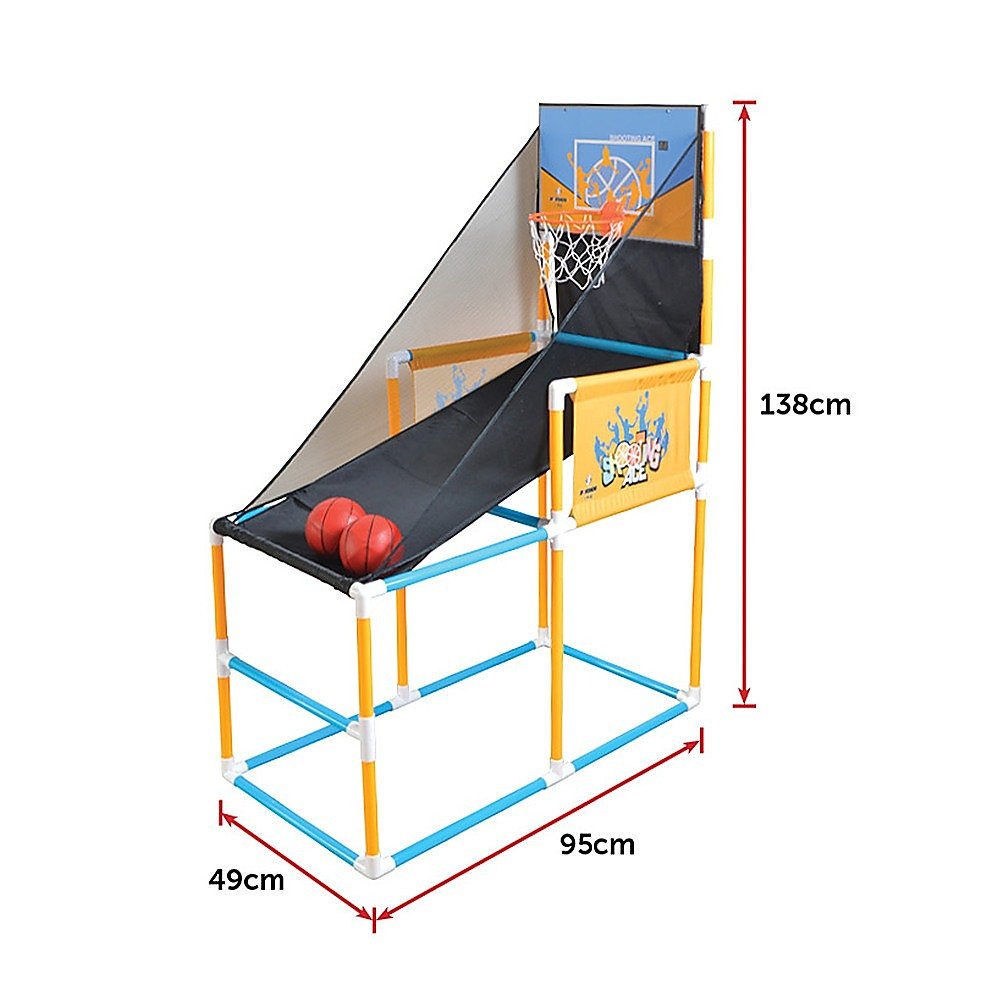 Kids Basketball Hoop Arcade Game for indoor fun and skill development at home.