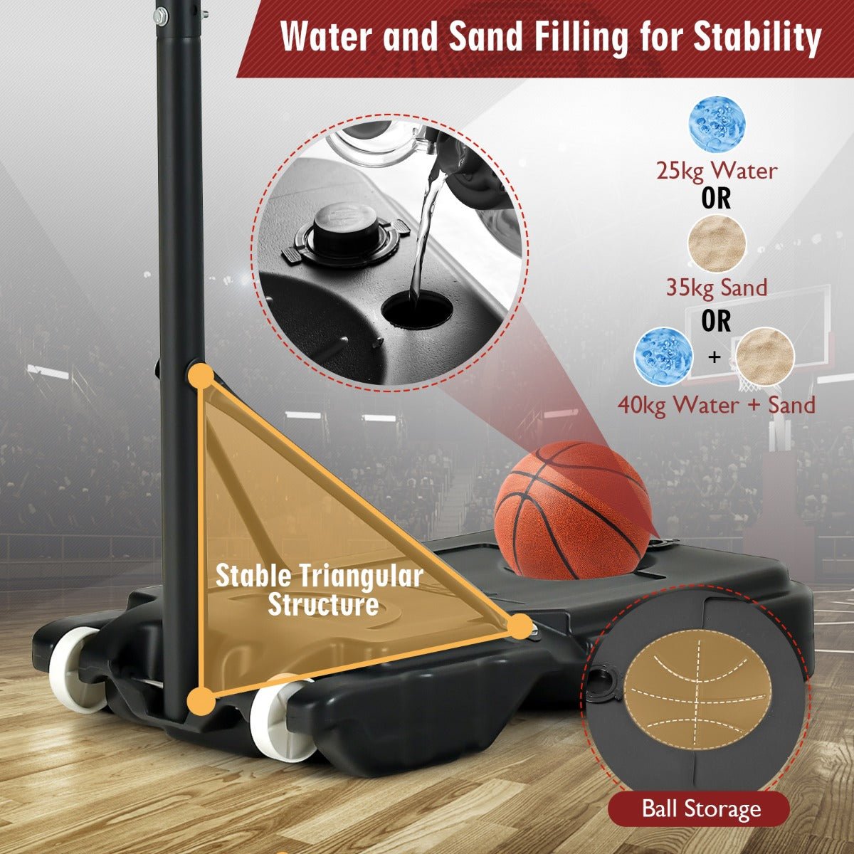 Elevate Your Child's Skills with Adjustable Basketball Hoop
