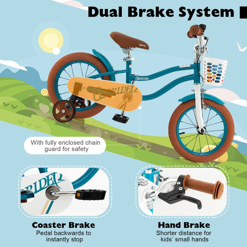 Bike with Adjustable Handlebar and Seat Height Kids Mega Mart