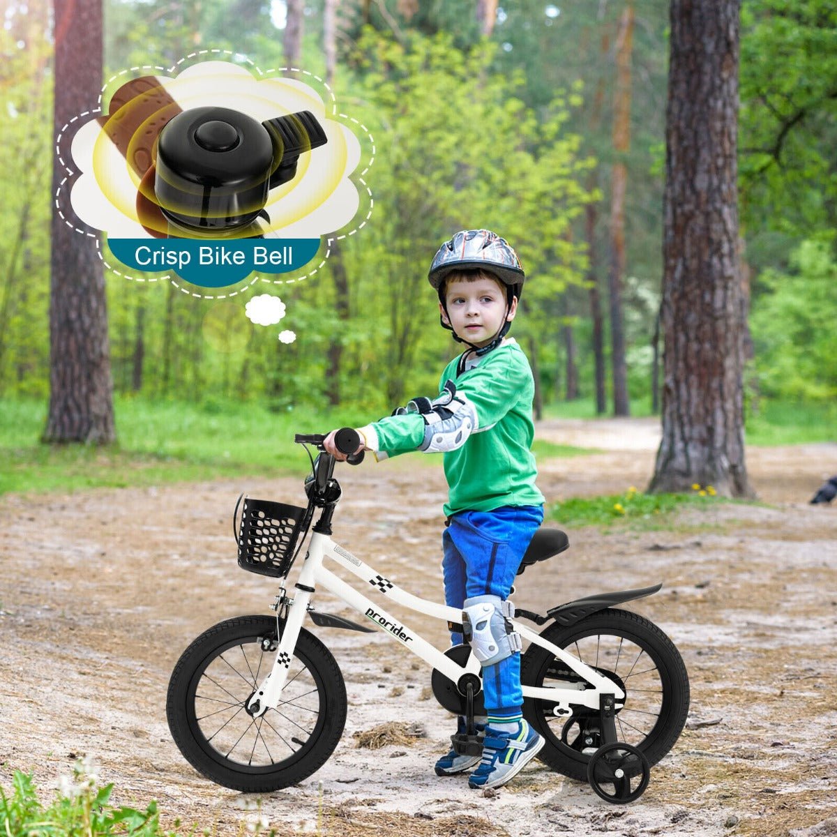 Children Training Bicycle with Handbrake and Coaster Brake 36cm